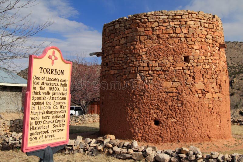 The old Torreon in Lincoln, New Mexico