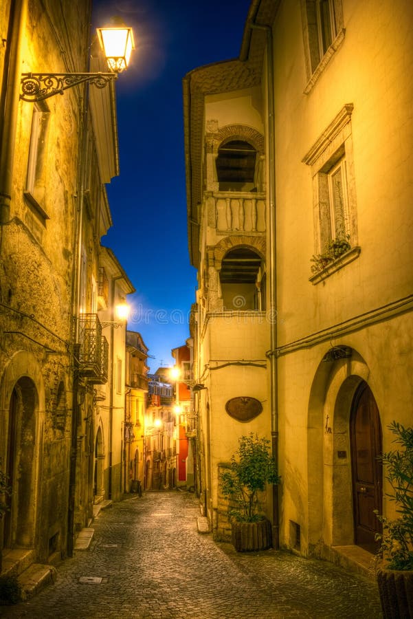 Old town of Campobasso stock photo. Image of molise, alley 79931618