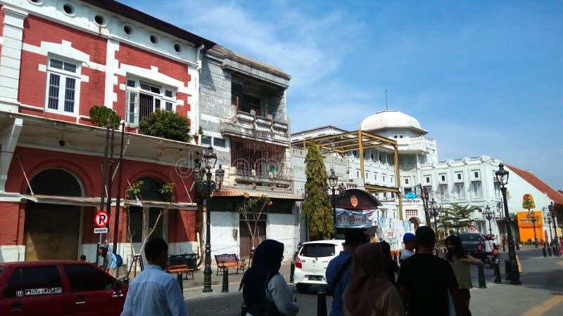 Old Town In The City  Of Semarang Central  Java  Indonesia 