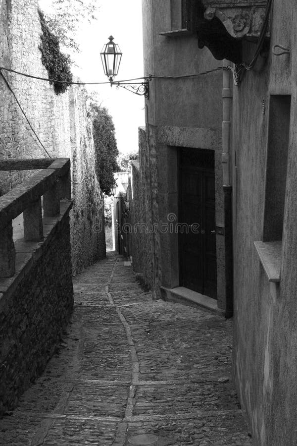 Old town Eriche in Sicily