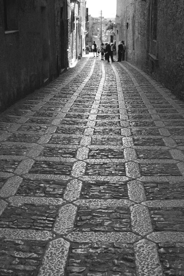 Old town Eriche in Sicily