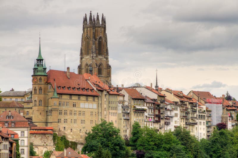 Old town of Fribourg, Switzerland stock photos Old town of Fribourg, Switzerland stock photos