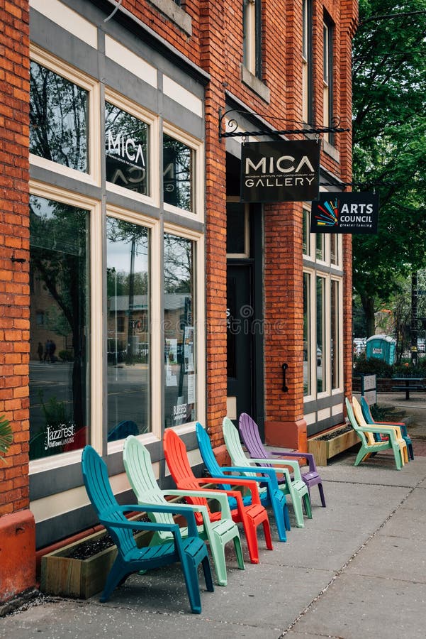 Old Town, in Lansing, Michigan Editorial Image Image of architecture