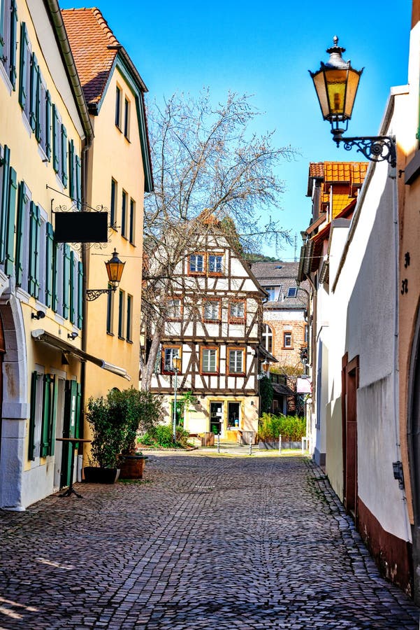 Old town of Neustadt an der Weinstrasse in the Pfalz, Germany.