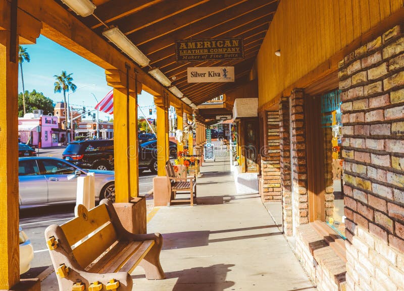 Old Town Scottsdale Arizona USA Editorial