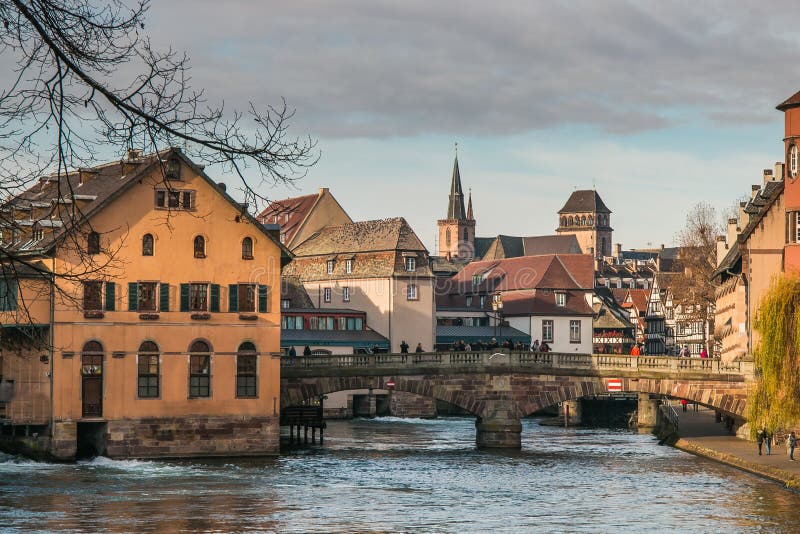 Old town of Strasbourg in Alsace