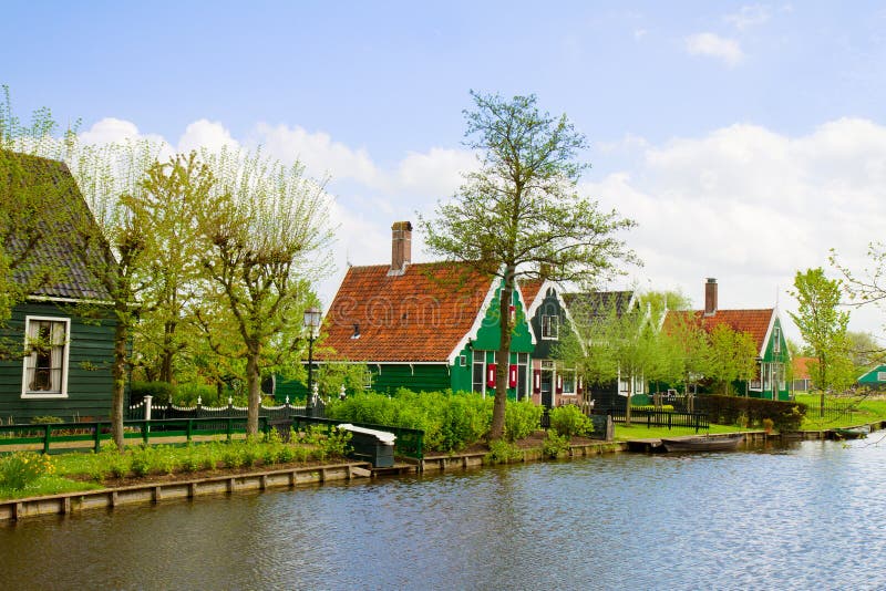 Old town of Zaanse Schans, Netherlands
