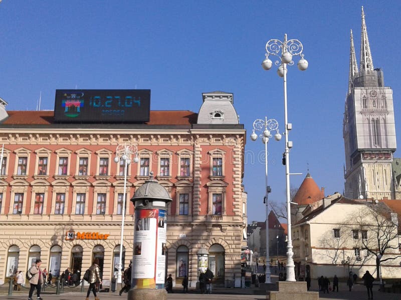 Old town -Zagreb Croatia editorial image. Image of hrvatska - 86466315