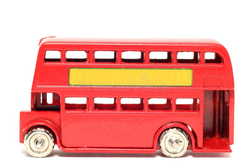 Old toy car London Bus