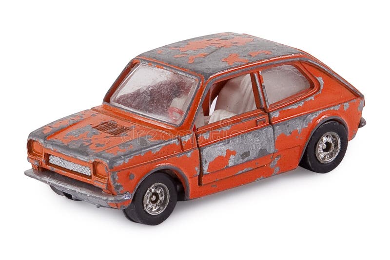 Old toy car stock image. Image of childhood, corroded - 39095449