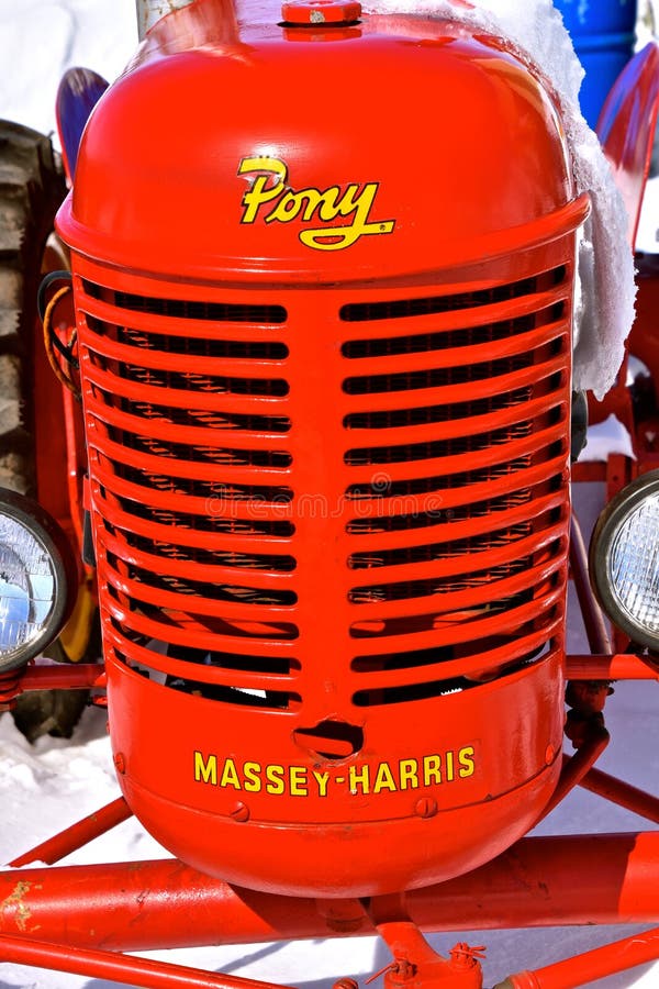 Grill of an Old Restored Oliver 60 Tractor Editorial Photo Image of
