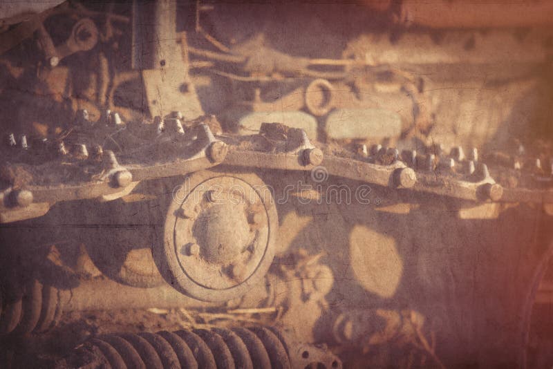 Tractor mechanisms stock photo. Image of steering, mechanism 73873786