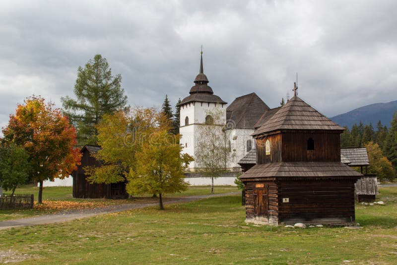 Stará tradiční slovenská vesnice