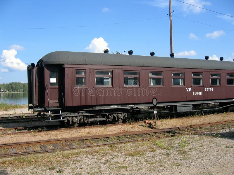 Old train in north finland