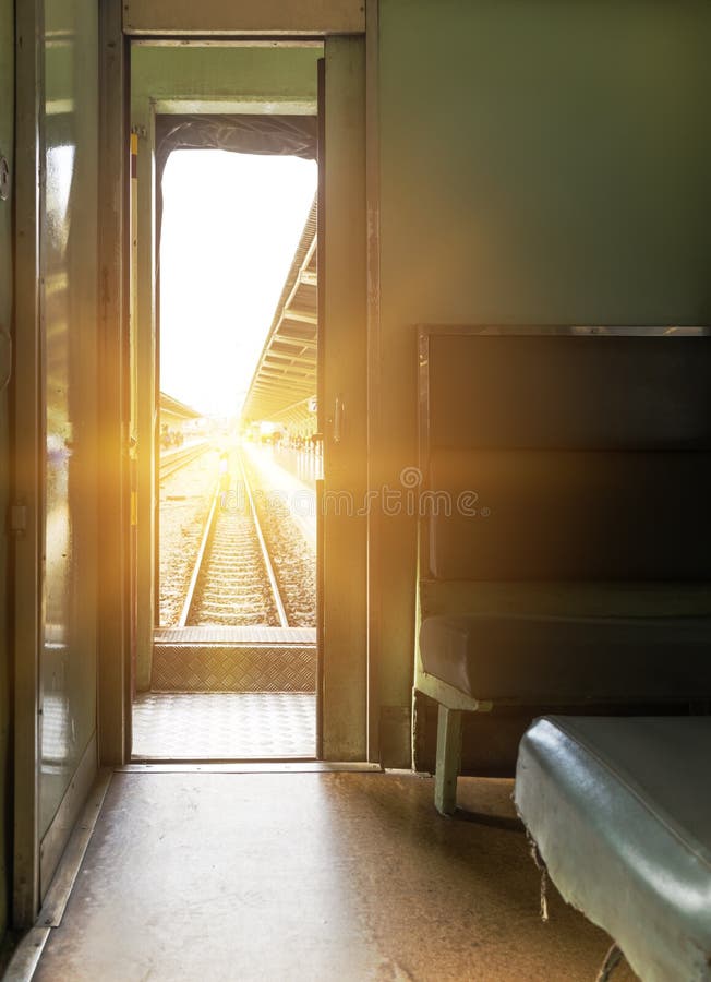 old train interior