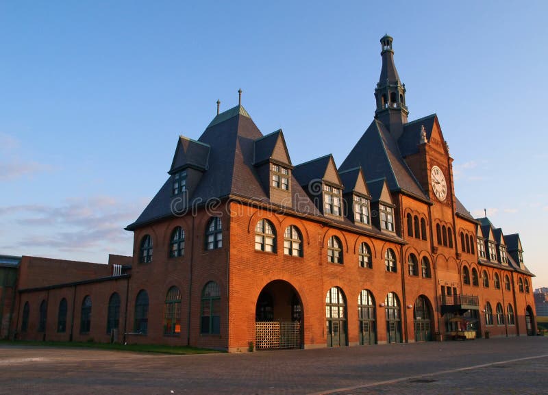 The old train station in liberty park New Jersey