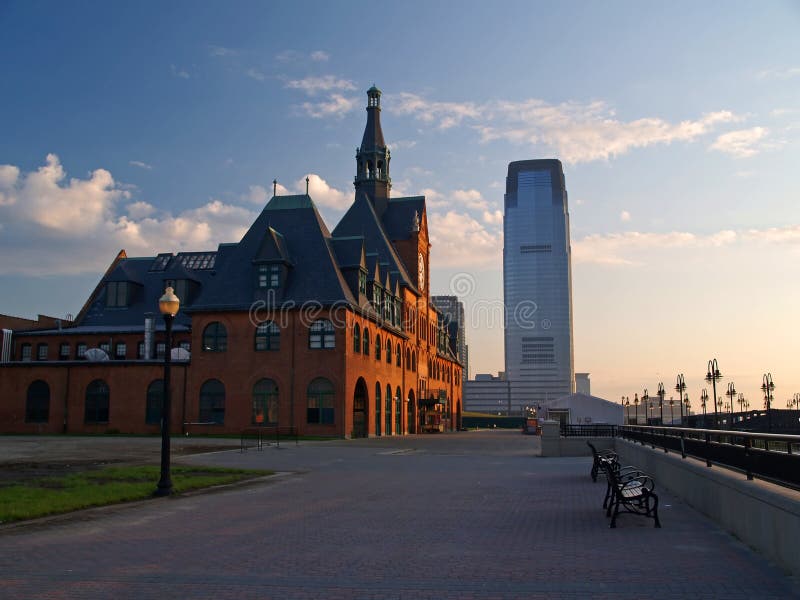 The old train station in liberty park New Jersey