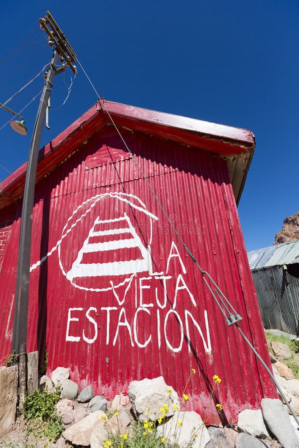 Old train station at Puente del Inca, Argentina