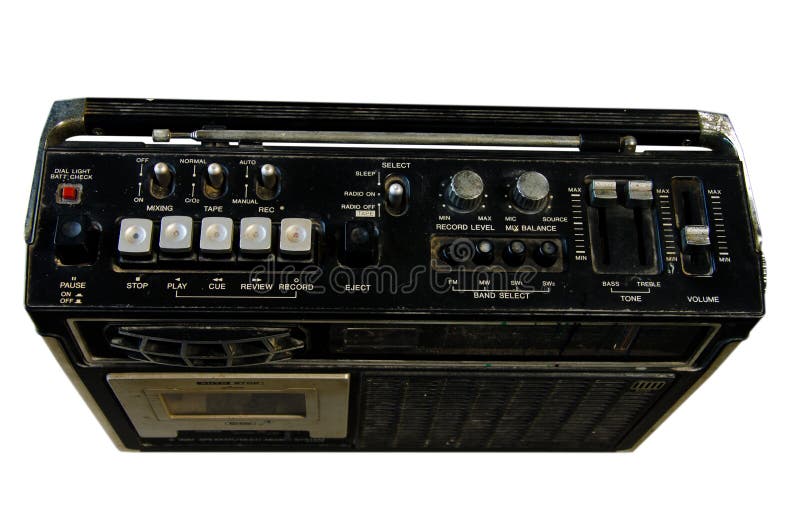 Philips Transistor. the Radios Were Very Large, Containing Two Speakers and  a Cassette Player. Editorial Stock Photo - Image of large, beat: 145714523