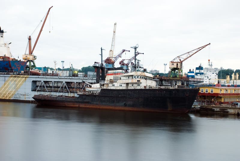 Old Transportation Ship