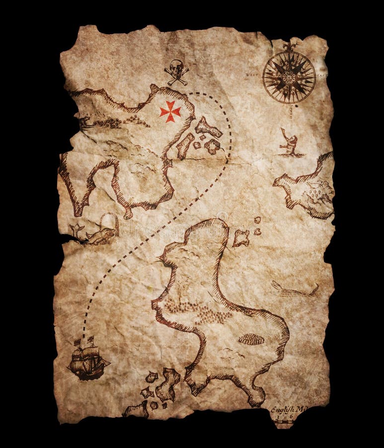 Old treasure map.