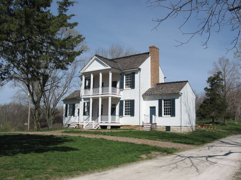 Old Two Story Home stock photo. Image of governor, plantation 7089218