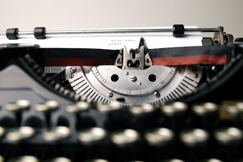 Old typewriter