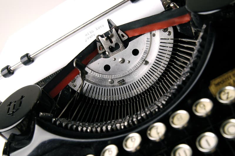 Old typewriter