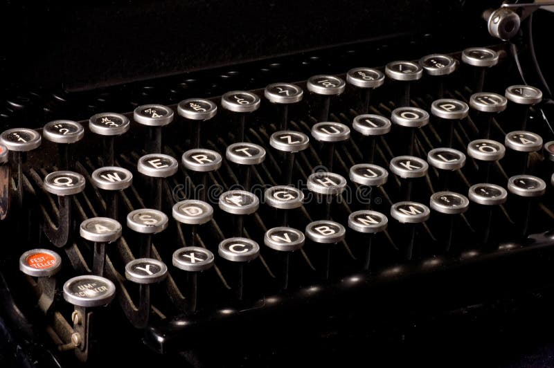 Old typewriter, deadline text