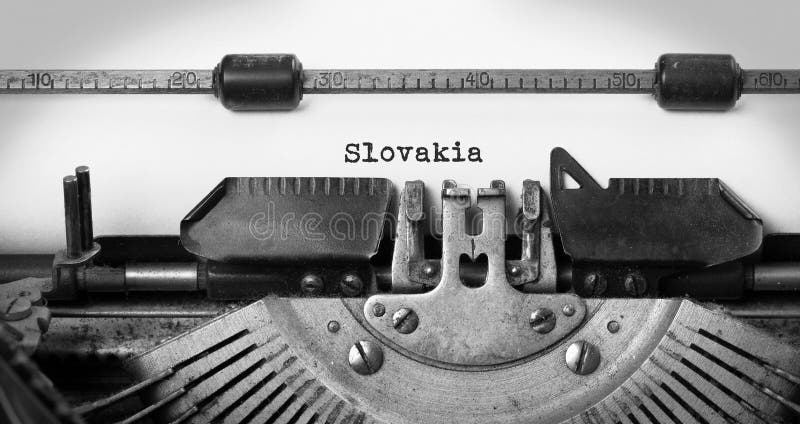 Old typewriter - Slovakia
