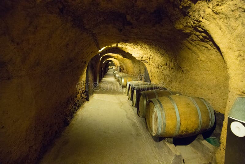 The old underground cellars of the Ksara winery, ZahlÃ¨. Valley of Beqaa, Lebanon