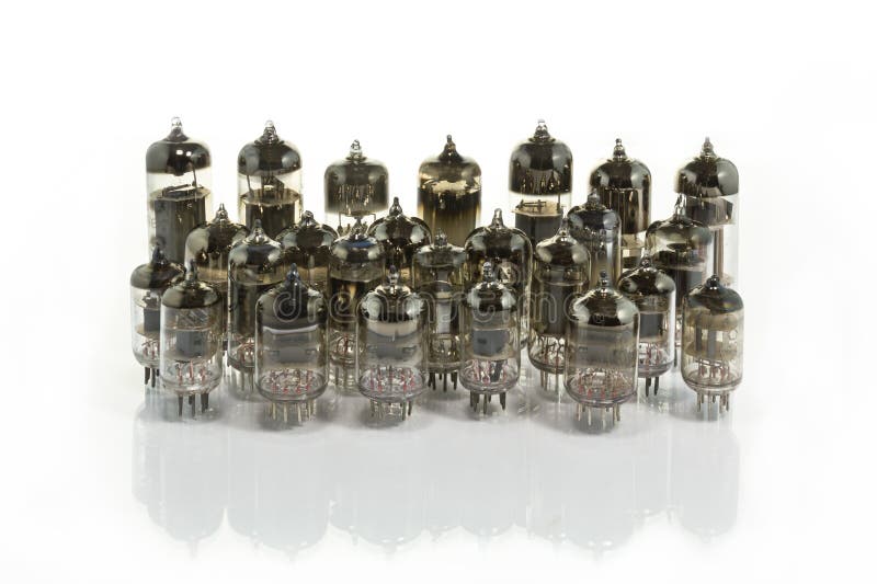 Old vacuum tubes 3 stock photo. Image of radio, transparent 26226368