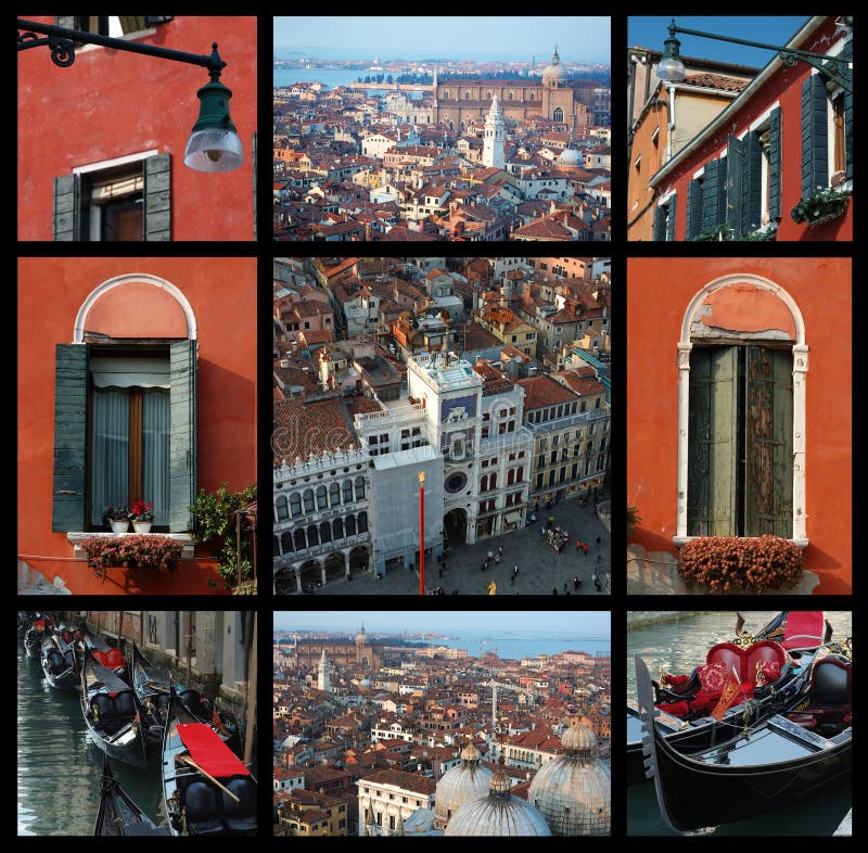 Old Venice collage - travel photos