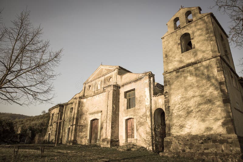 Old village abandoned