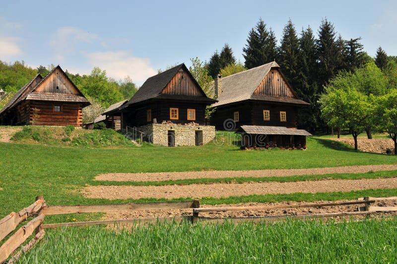 Old village houses