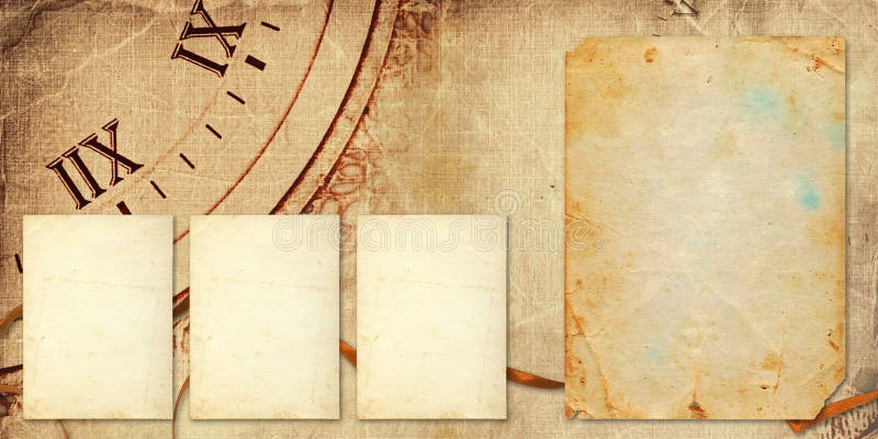 Background Vintage Postcards Empty Open Book Stock Photos - Free ...