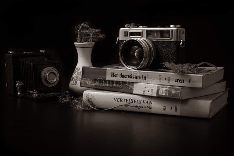 Old Vintage Camera Still Life Editorial Stock Image Image of life, still 174201219