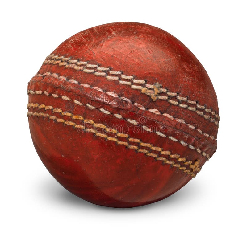 Old Vintage Cricket Ball stock photo. Image of isolated 71903490