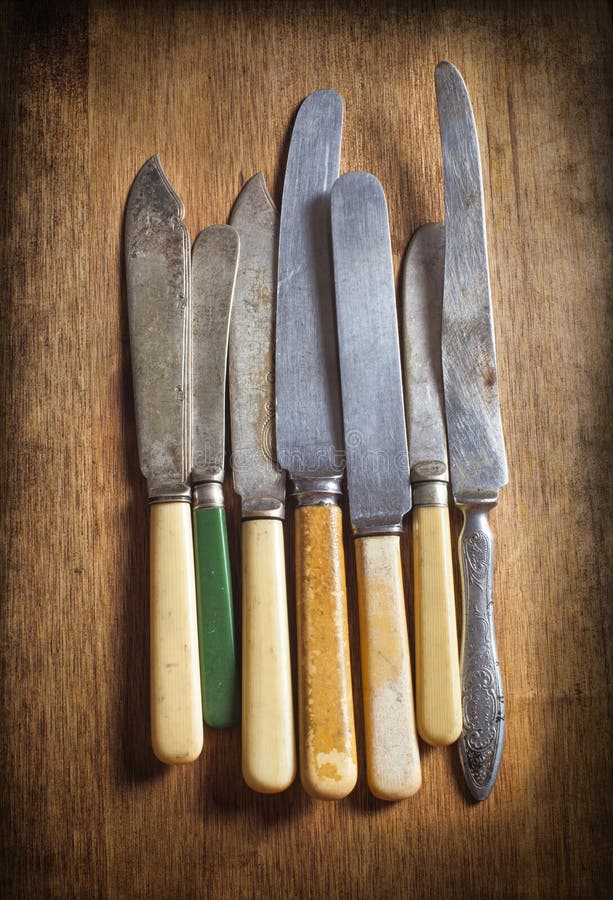 Old vintage cutlery stock photo. Image of equipment, tableware 58002106