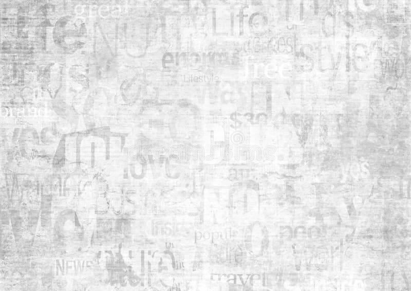 Newspaper with old grunge vintage unreadable paper texture background.  Newspaper with old unrea…