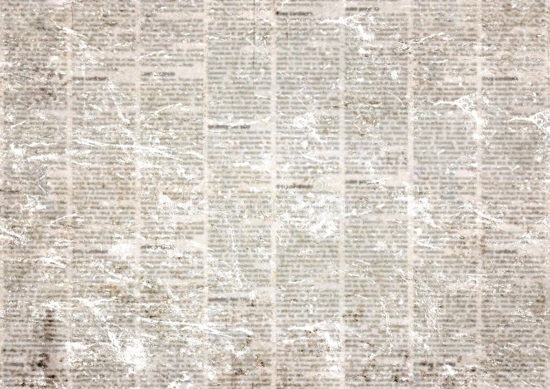 Old vintage grunge newspaper paper texture background