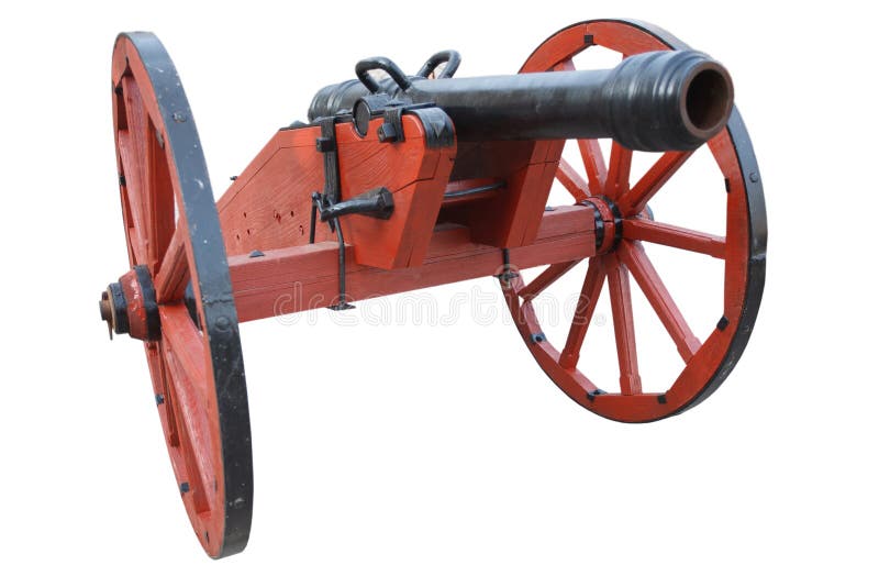 Old Vintage Gunpowder Cannon Stock Image - Image of battlefield ...