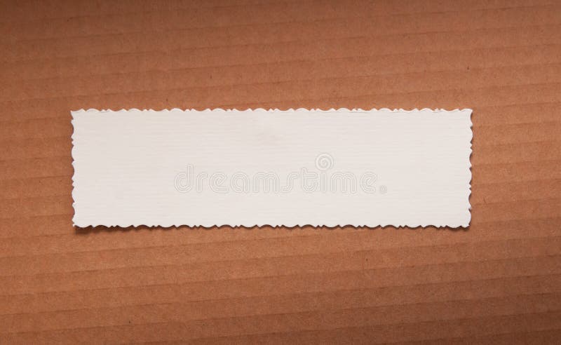 Empty White Paper Scroll Ribbon Banner Stock Photo - Image of letter, mail:  132570248