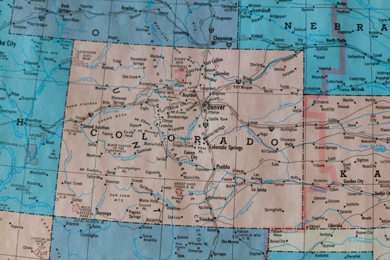 State Of Colorado Map 491 Colorado Map Photos - Free & Royalty-Free Stock Photos From Dreamstime