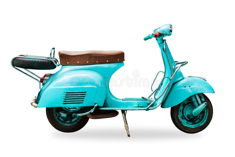 Old vintage motorcycle isolated stock photography Old vintage motorcycle isolated stock photography