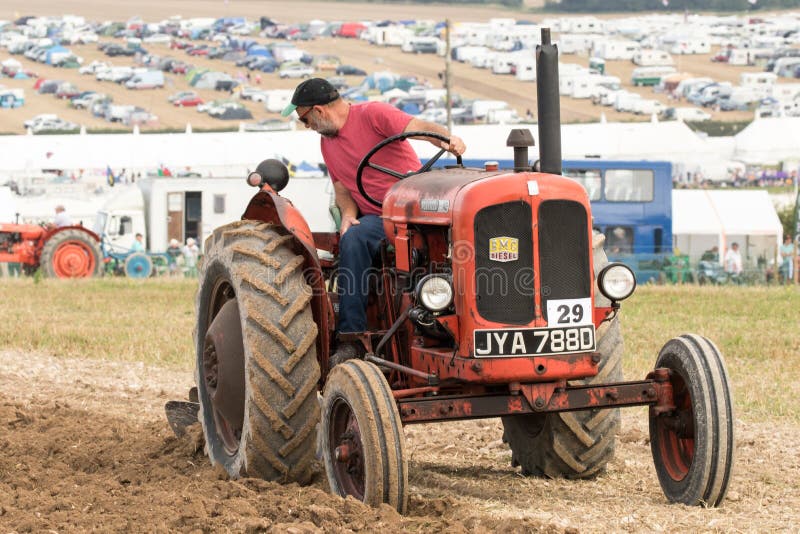 Vintage Nuffield 10/42 Tractor. Editorial Photography - Image of ...