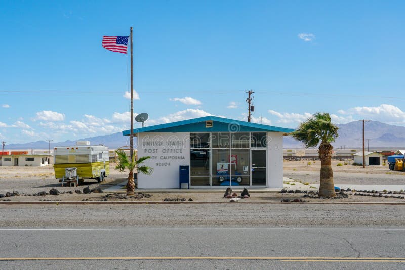 Old vintage post office on Route 66 stock photos Old vintage post office on Route 66 stock photos