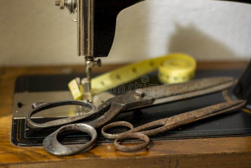 Set With Sewing Supplies Mannequin Measuring Tape Threads Scissor Sewing  Machine Buttons Stock Illustration - Download Image Now - iStock