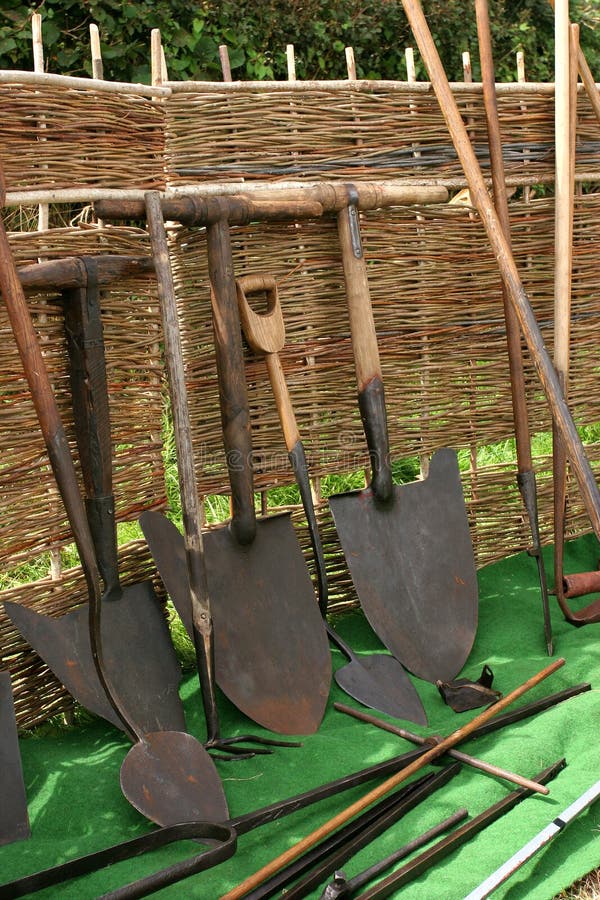 Old Vintage Shovels stock photo. Image of garden, gardening 1476014