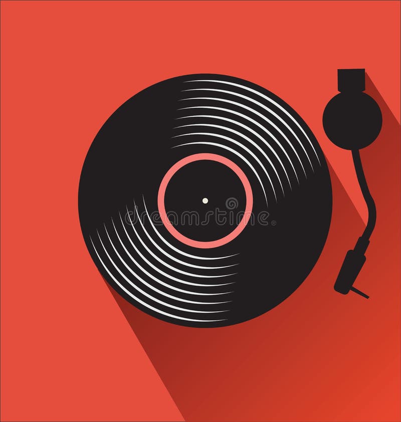 turntable graphic vector
